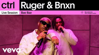 Ruger Bnxn  Bae Bae Live Session  Vevo ctrl [upl. by Eiclud]