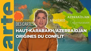 Haut Karabakh  Azerbaïdjan  origines du conflit  Temps forts 2023  Le dessous des cartes  ARTE [upl. by Neenad]