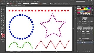 How to Make Dotted Lines in Adobe Illustrator [upl. by Aleehs]