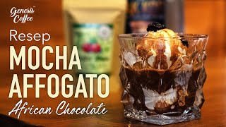 Resep Mocha Affogato African Chocolate [upl. by Air885]