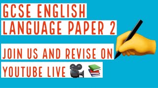 GCSE English Language Final LIVE Revision‼️ [upl. by Bor]