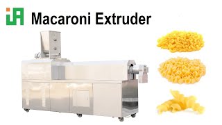 Singlescrew Extruder Makes Elbow Macaroni elbowmacaroni macaroniextruder macaronimaker [upl. by Stephie]