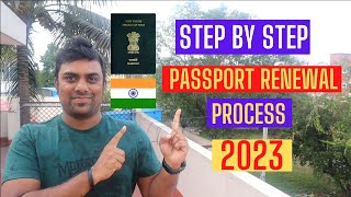 How to Renew Indian Passport Online in 2023  Passport Renewal Procedure  Passport Kaise Renew Kare [upl. by Manlove]