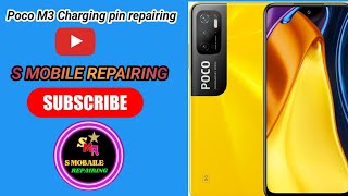 Poco M3 Charging pin Repairingrepair smartphonemobilereparingsolutionchargingpin problem solve [upl. by Atiniuq704]