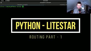 Python  Litestar  Routing part 1 [upl. by Medeah]