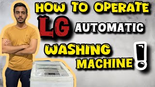 lg washing machine fully automatic demo  how to use [upl. by As]