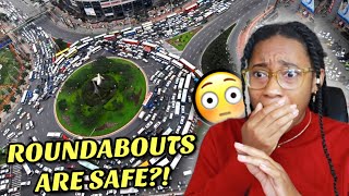 AMERICAN RECATS TO EUROPEAN ROUNDABOUTS 😳HOW DO YOU DRIVE IN THEM [upl. by Rutherfurd351]