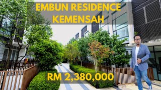 EMBUN RESIDENCE  END LOT TERRACE HOUSEKEMENSAH  HILLTOP VIEW [upl. by Jae]