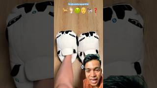 EMOJI BENTUK SANDAL ⁉️ halloween toys funny crocs unboxing [upl. by Aerdma896]