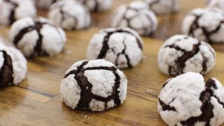 Chocolate Crinkle Cookies Recipe [upl. by Aleik129]