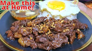 Delicious amp Tender💯👌 Beef Tapsilog❗ Step by Step Best Beef Tapa Method Beef Tapa recipe [upl. by Mathre]