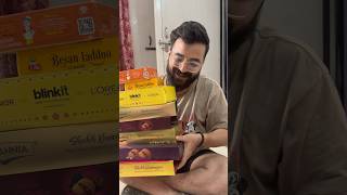 Diwali pe blinkit ke itne saare gifts 🎁❤️ minivlog shorts vlog [upl. by Eelorac]