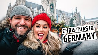 Exploring the Munich Christmas Markets  Travel Vlog  A Cold Rainy Day  Münchner Christkindlmarkt [upl. by Latsryc]