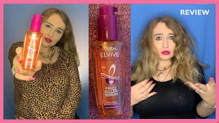 LOreal Dream Lengths Frizz Killer Serum REVIEW [upl. by Nosnevets]