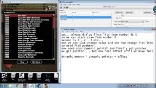 SAMP Cheat Engine  find dialog list item pointer [upl. by Florella]