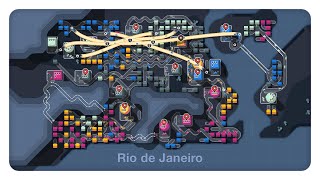 Rio de Janeiro Mini Motorways 015 [upl. by Ainehta752]