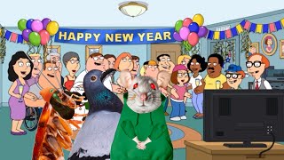 Family Guy New Year’s Eve with Rat Cousin [upl. by Jaal]