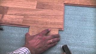 Pergo Laminate Flooring Installation Trick Home Improvement [upl. by Naejarual343]