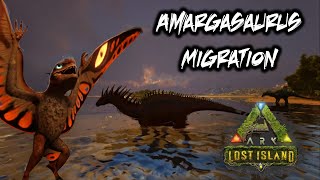 Amargasaurus Migration  Ark Cinematics [upl. by Aicilegna833]