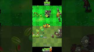 Pvz vs pvz 2  Melon Pults Cabbage Pult Spike Rock Plant Team Vs Gargantuar Zombie Team shorts [upl. by Smaoht279]