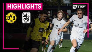 Borussia Dortmund II  TSV 1860 München  Highlights 3 Liga  MAGENTA SPORT [upl. by Cooper]