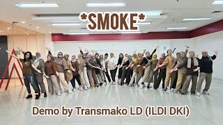 Smoke Line Dance Peter Probet by Transmako LD ILDI DKI [upl. by Halyhs]