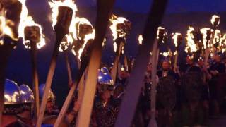 UpHellyAa celebration in Lerwick Scotland [upl. by Sorci809]