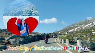 1 Day Trip 🌈Switzerland 🇨🇭to🇮🇹Italy youtube roadtrip italy [upl. by Odracir]