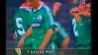 Leszek Pisz Legia Warszawa 3  1 Rosenborg BK gol na 11 [upl. by Aneekal]