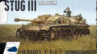 WW2 Color footage StuG III  Sturmgeschütz III [upl. by Norbie196]