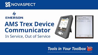 Changing FIELDVUE™ DVC In Service and Out of Service Modes on the AMS Trex Communicator [upl. by Atineb]