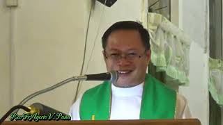 SHORT HOMILY TODAY  REVFRAGERIO PAÑA [upl. by Eelyak195]