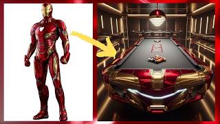 Superheroes But POOL TABLE 🎱 Avengers 🔥 Characters Marvel amp DC 2024 ⚡ [upl. by Atalanta]