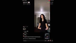 Cursive singing on TikTok live talent show [upl. by Neddra41]