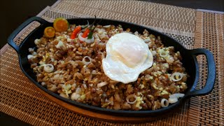 SISIG quotPORK SISIGquot IN SIZZLING PLATE  AUTHENTIC FILIPINO FOOD [upl. by Aristotle139]