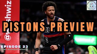 Pistons Preview Pure Michigan Sports Episode 23 [upl. by Yevol]