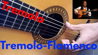 GUITAR TIP TremoloFlamenco  how to playe tremolo  آموزش ترمولو گیتار فلامنکو [upl. by Bayly]