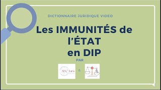 IMMUNITÉ de lÉTAT en droit international public 🔤 [upl. by Imehon]