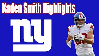 NY Giants Kaden Smith 2019 Highlights [upl. by Rohclem368]