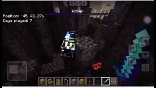 Battling the wither with the help of the ghasts in Minecraft [upl. by Einnahc]