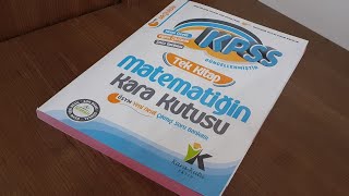 KPSS Matematiğin kara kutusuTek Kitap [upl. by Souvaine653]