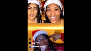 I DID ANIME FACES ON TIAHRA NELSONS INSTAGRAM LIVE TALENT SHOW LMAO [upl. by Nallad]