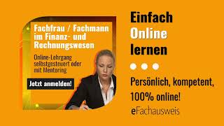 eFachausweis VideoAd 2410 FACHFRAUMANN FINANZ amp RECHNUNGSWESEN QUER [upl. by Karole110]