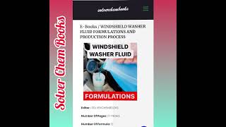 WINDSHIELD WASHER FLUID COMPOUND AND COMPOSITION [upl. by Mis]