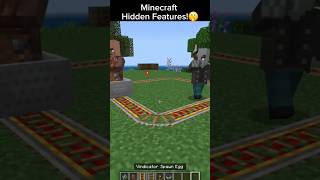 Hidden Features in Minecraft🤫 minecraft gaming secret fypシ゚viral fyp viral fypage easteregg [upl. by Vena]