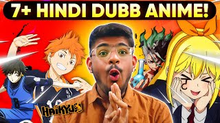 7 New MUST WATCH Hindi Dubbed Anime New anime in hinditamilTelugu [upl. by Christina]