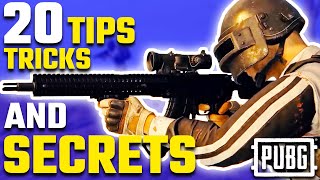 20 THINGS YOU MIGHT NOT KNOW  PUBG Tips Tricks amp Secrets PS4 PS5 Xbox amp PC [upl. by Machutte]