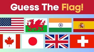 Guess the Country by the Flag Quiz  50 Flags [upl. by Greabe]