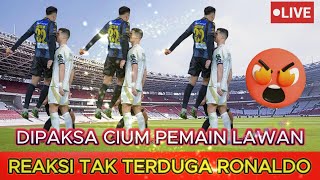 Reaksi TAK TERDUGA CRISTIANO RONALDO Saat DIINTIMIDASI LAWAN 🤑 Al Nassr vs Al Taawon 🤩 FANS MESSI [upl. by Beatrice]