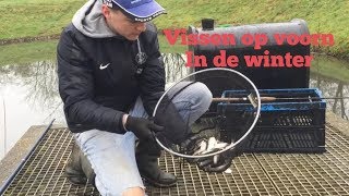 Vissen op voorn in de winter 4 [upl. by Ozneral]